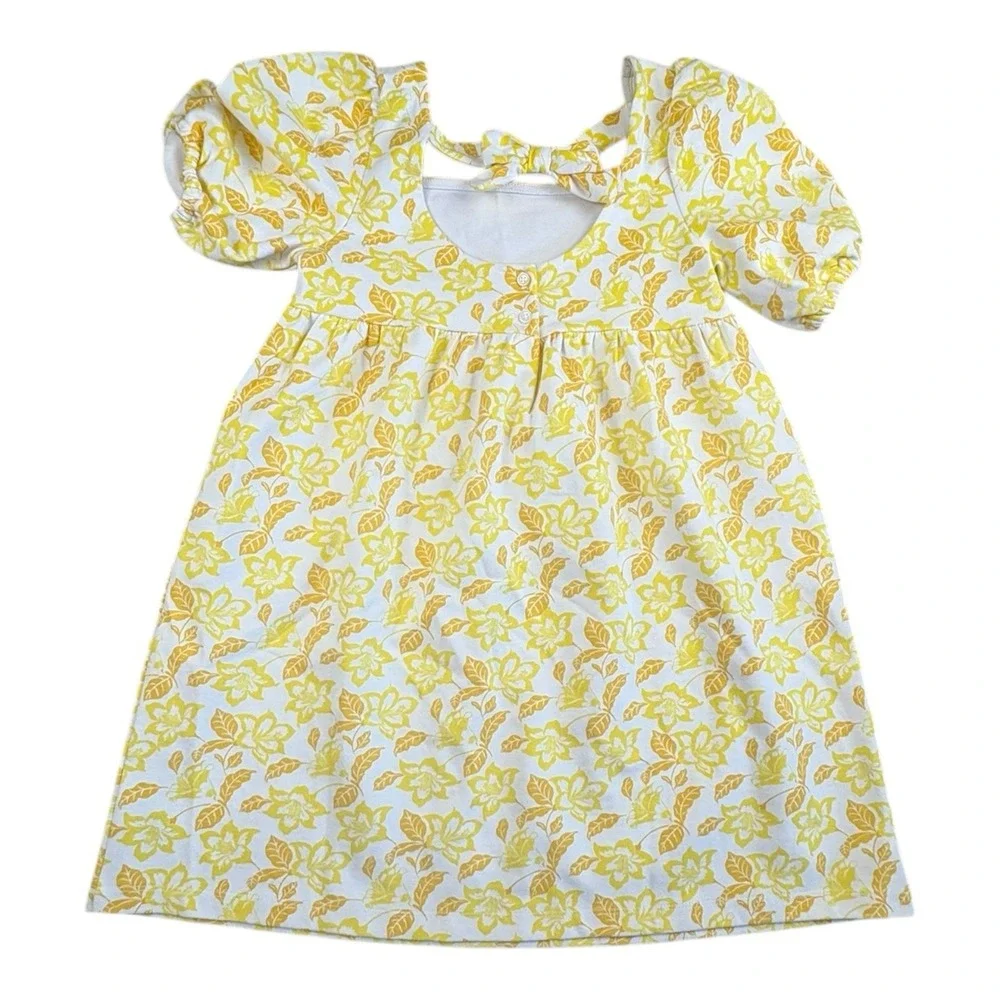 Janie And Jack Floral Textured Ruffle Sundress‎ Dress Size 8